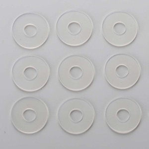 Flat Silicone <b>Washer</b> Circular Transparent Food Grade Sealing Waterproof Pad For Beverage Applications - Product Image 1