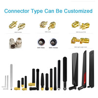 Antena de comunicación de alta ganancia y alta calidad de fábrica, 2.4g 5.8g, de goma, externa, 3Dbi 5Dbi 12Dbi, de largo alcance, para router wifi.