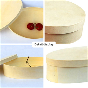 Tùy Chỉnh Dùng Một Lần Vòng Mỏng <span class=keywords><strong>Handmade</strong></span> Bằng Gỗ Pho Mát Hộp Cho Thủ Công Nến Khung Ảnh Sử Dụng - Product Image 5