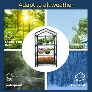 <span class=keywords><strong>Mini</strong></span> <span class=keywords><strong>serre</strong></span> intérieure extérieure avec tente de plantation d'intérieur en PVC transparent et <span class=keywords><strong>serre</strong></span> de jardin adaptée à une utilisation en extérieur - Product Image 2