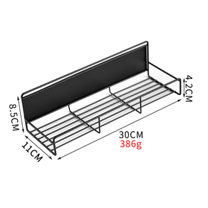 Étagère à épices magnétique à un niveau, organisateur de cuisine en métal pour économiser de l'espace, rangement pour réfrigérateur, étagère latérale pour réfrigérateur domestique - Product Image 6