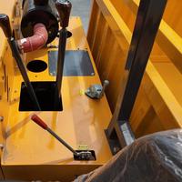 Mini-dumper compact sur chenilles en caoutchouc, camion de transport hydraulique à déchargement automatique pour travaux en verger et en ferme