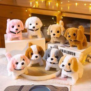 Jouet pour chien <span class=keywords><strong>Golden</strong></span> <span class=keywords><strong>Retriever</strong></span> en peluche, <span class=keywords><strong>chiot</strong></span> qui marche et aboie, simulation de bébé, jouet électrique en peluche intelligent interactif pour animaux de compagnie - Product Image 4