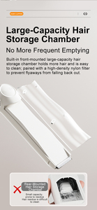 Tondeuse à cheveux pour bébé en plastique avec couvercle transparent, outil de coupe de cheveux pour nourrissons, tondeuse à cheveux transparente pour bébé - Product Image 6