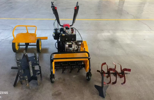 다기능 가솔린 휴대용 잔디 깎는 기계 뿌리 제거 잔디 절단 경운 회전 기능 - Product Image 4