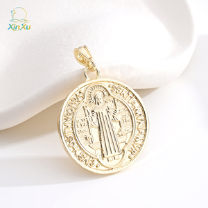 Pendentif Vierge <span class=keywords><strong>De</strong></span> <span class=keywords><strong>Guadalupe</strong></span> Offre Spéciale et breloque Jésus plaqué or bijoux religieux catholiques en alliage <span class=keywords><strong>de</strong></span> type chrétien - Product Image 5