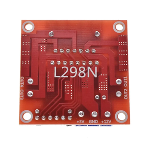 Đôi h-cầu DC động cơ bước điều khiển ổ đĩa <span class=keywords><strong>Board</strong></span> <span class=keywords><strong>Module</strong></span> L298N cho ô tô thông minh Robot - Product Image 5
