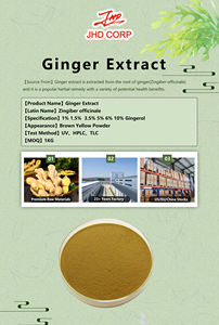 Stok Gudang AS & UE Ekstrak Akar Jahe Alami Bubuk 1% 5% 6% 10% Gingerol - Product Image 4