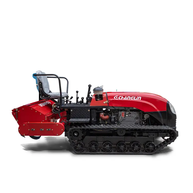 Best price Agricultural Machinery Farm lawn mower Manual Tracked Tractor crawler tractor tractors
