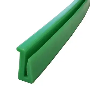 कस्टम प्लास्टिक पैड चेन गाइड एक्सट्रूडेड वियर स्ट्रिप्स प्लास्टिक गार्ड रेल उपकरण गाइड पैड को व्यक्त करते हैं