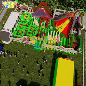 JOYFUL FUN Nouveau <span class=keywords><strong>Parc</strong></span> D'Attractions Gonflable Aux Obstacles Dinosaure <span class=keywords><strong>Parc</strong></span> Gonflable <span class=keywords><strong>Parc</strong></span> De Jeux Gonflable - Product Image 5