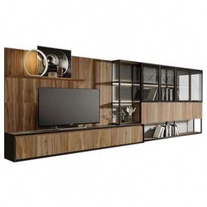 Armario de Madera de Teca Sólida al por Mayor con Diseños Modernos, Tocador Integrado para Dormitorio, Muebles para el Hogar para Uso en Apartamentos - Product Image 2