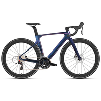 Vélo de route Twitter avec cadre entièrement en fibre de carbone, 22 vitesses, freins à disque hydrauliques, roues en carbone, vélo de course, directement de l'usine