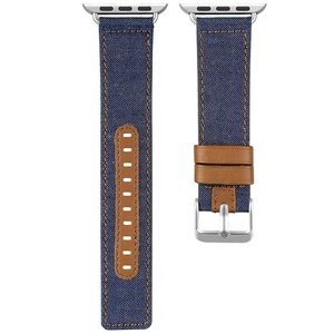 Coolyep High Quality Leather <span class=keywords><strong>Watch</strong></span> Strap 38mm/40mm 42mm/44mm for <span class=keywords><strong>Apple</strong></span> <span class=keywords><strong>Watch</strong></span> Series 1 2 3 <span class=keywords><strong>4</strong></span> - Product Image 4