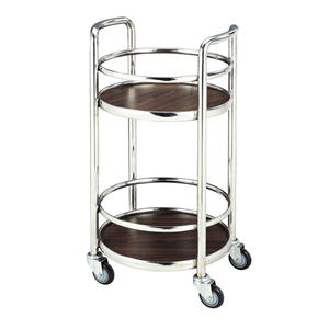 รถเข็นบาร์เคลื่อนที่สแตนเลสสีเงิน/ทอง ดีไซน์หรูหราทันสมัย สำหรับโรงแรม ร้านอาหาร บ้าน บาร์ บริการเครื่องดื่ม พร้อมล้อ 4 <span class=keywords><strong>ล้อ</strong></span>และเบรก - Product Image 1