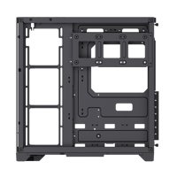 Boîtier PC LOVINGCOOL surdimensionné avec écran de divertissement, tour ATX en verre, vitrine panoramique, armoire de jeu informatique, refroidisseur à eau