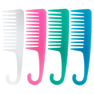 Personnalisé Vente en gros Qualité Grand Hommes Coiffeurs Râteau Dent Larges Cheveux Barbier Styling <span class=keywords><strong>Afro</strong></span> Peigne Carbone Logo Personnalisé - Product Image 1