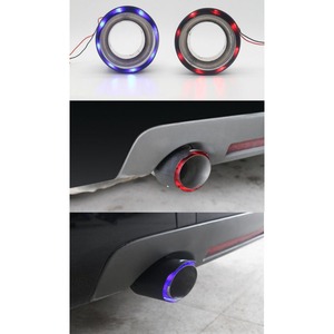For Universal Car Cool Glowing Light Tail Throat Body Kit Rear Tail Throat Liner Modification Part - Product Image 2