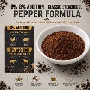 Marinata di pepe nero all'ingrosso per bistecche e grigliate, qualità alimentare professionale, personalizzazione OEM - Product Image 3