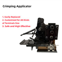 Machine à sertir semi-automatique 4.0T pour gros faisceau de câbles, sertissage de bornes électriques de haute précision avec applicateurs de sertissage
