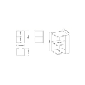 Étagère à épices moderne à 2 niveaux pour cuisine : Organisateur de comptoir - Product Image 2