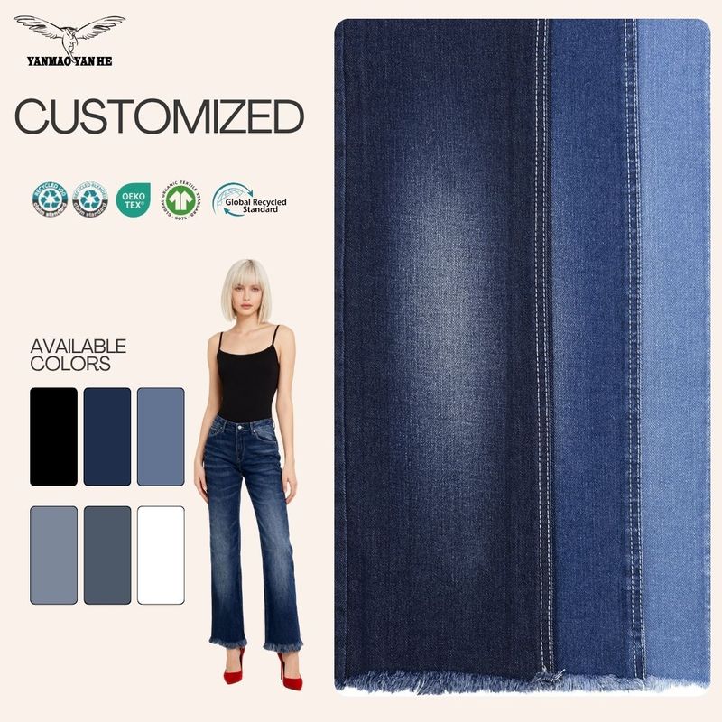 Wholesale Stock Denim Fabric High Quality