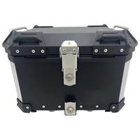 Top Case Moto en Alliage d'Aluminium Grande Capacité 45L, Boîte de Rangement Étanche pour Voyages Longue Distance, Vente en Gros Usine