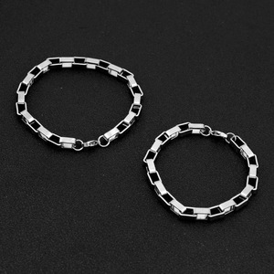 2026 New Simple Popular Design Geometric <b>Chain</b> Bracelet <b>Titanium</b> Steel Silver Plated Unisex's Bracelets Trendy Jewelry Wholesale - Product Image 4