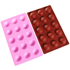 <span class=keywords><strong>Molde</strong></span> de Silicona <span class=keywords><strong>para</strong></span> Chocolate de 15 Cavidades, Libre de BPA, <span class=keywords><strong>Molde</strong></span> de Silicona <span class=keywords><strong>para</strong></span> Caramelos en Forma de <span class=keywords><strong>Media</strong></span> <span class=keywords><strong>Esfera</strong></span>, Moldes de Silicona <span class=keywords><strong>para</strong></span> Pasteles en Forma de Bola - Product Image 1