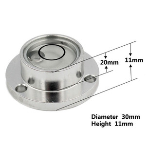 Aluminium Alloy Level Gauge <b>Mini</b> Circular <b>Bubble</b> Spirit Level For Precision Measurement - Product Image 3