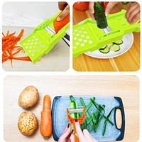 3-in-1 groentesnijder Y-vormig gekarteld julienne-snijder |   PP Kitchen Fruit- en Aardappelschiller |   Keukenaccessoires Keukenhulpmiddelen