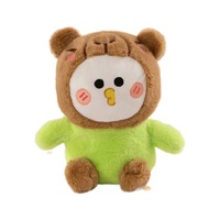 En gros, petite peluche Capybara, poupée en peluche animaux de dessin animé assortis, prix pour machine à griffes, cadeau de mariage, cadeau pour enfants, en vrac, bon marché, OEM