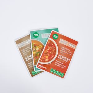 Sachet Doypack Personnalisé Imprimé 200g Qualité Alimentaire Résistant aux Hautes Températures pour Emballage de <span class=keywords><strong>Risotto</strong></span> Instantané et Plats Préparés - Product Image 3