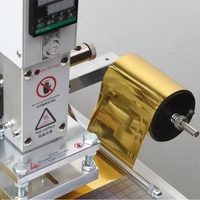 Machine manuelle de gaufrage et de marquage à chaud pour cuir, bois, PVC, papier, plaqué or