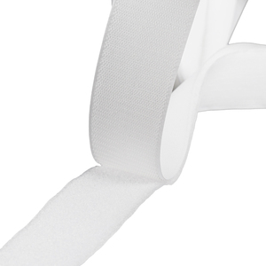 卸売環境にやさしい自己粘着性の白い下水道フックループファスナー靴のための衣服ストリップ服 - Product Image 3