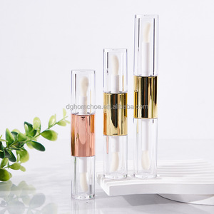 Tubo Transparente Reciclable de Plástico Grueso de 6ml*2 con Doble Cabeza para Brillo Labial y Aceite, con Tapa de Rosca, Personalizado, Bonito y Lindo - Product Image 2
