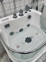 Baignoire pour animaux de compagnie à usage domestique avec système d'ozone pour salon de toilettage professionnel pour animaux