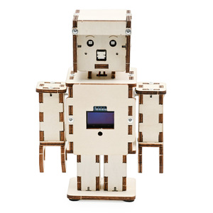 Juguete <span class=keywords><strong>de</strong></span> Madera con Control por Voz, Robot Inteligente con Interacción Humano-Computadora, Experimento Científico <span class=keywords><strong>de</strong></span> IA, Creación Tecnológica DIY para Niños <span class=keywords><strong>de</strong></span> 5+ Años - Product Image 1