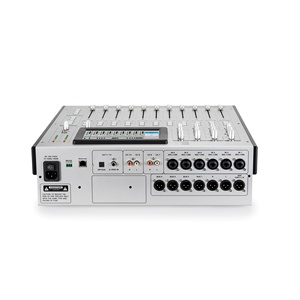 Mixer <span class=keywords><strong>Audio</strong></span> Professionale DVAE 1206 con 12 Ingressi XLR + 4 <span class=keywords><strong>RCA</strong></span>, 12 Canali di Uscita, Registrazione USB, Console in Alluminio Argento per Chiesa con Funzioni Integrate - Product Image 4