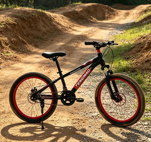 Bicicletta da Montagna TENGMAO Leggera e Resistente, 26 Pollici, Nera e Rossa, per Adulti, Ideale per Ciclismo Fuoristrada - Product Image 5