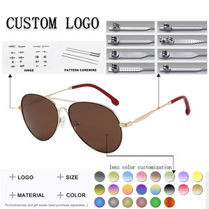 Polarized Av iator Sunglasses Metal Frame UV400 Full Rim Outdoor Driving <b>Eyewear</b> - Product Image 2