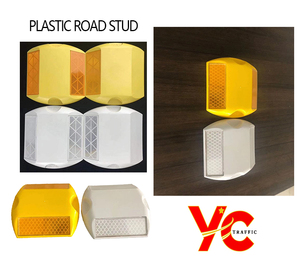 राजमार्ग परावर्तक चिंतनशील प्लास्टिक बिल्ली आँखें रोड संवर्धन उठाया फुटपाथ मार्कर - Product Image 4