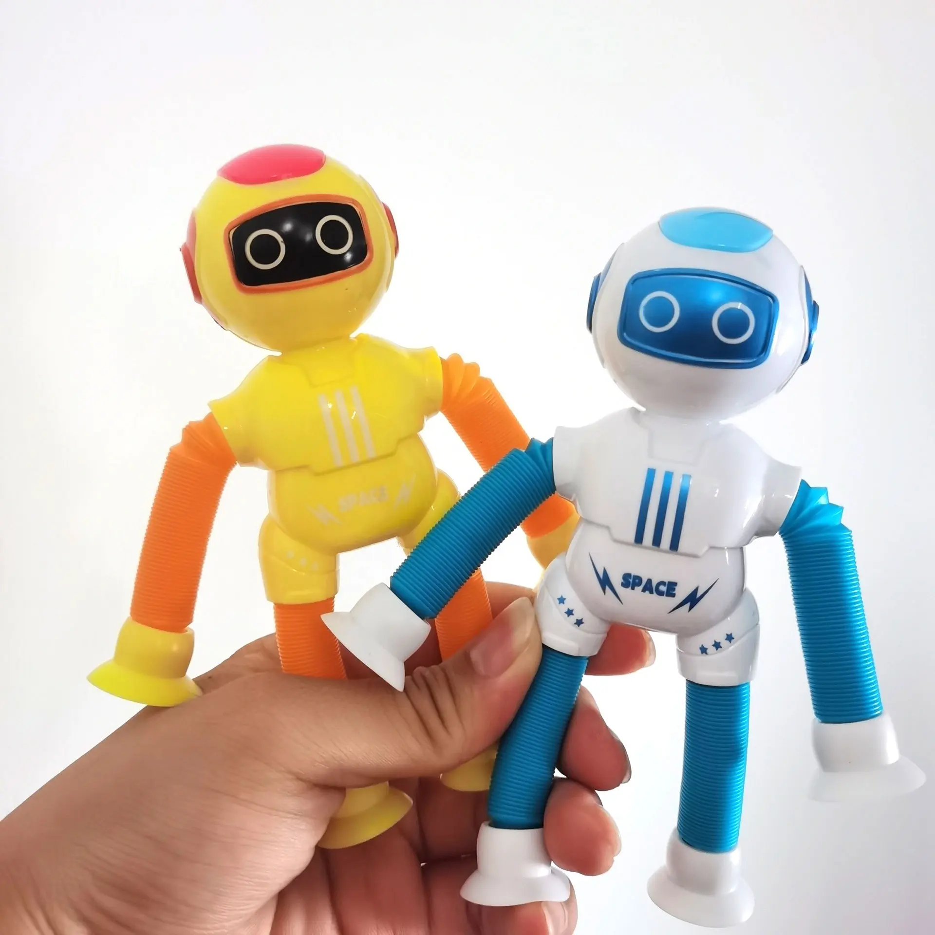 2024 नए बच्चों के संवेदी खिलौने रोबोटिक पॉप ट्यूब खिलौने संवेदी फ़िडगेट ट्यूब बच्चों के लिए निचोड़ खिलौना