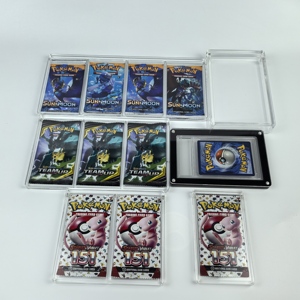 Chất lượng cao acrylic bảo vệ 100% UV bảo vệ Pokemon trò chơi kinh doanh thẻ chủ thẻ bảo vệ hiển thị trường hợp - Product Image 3