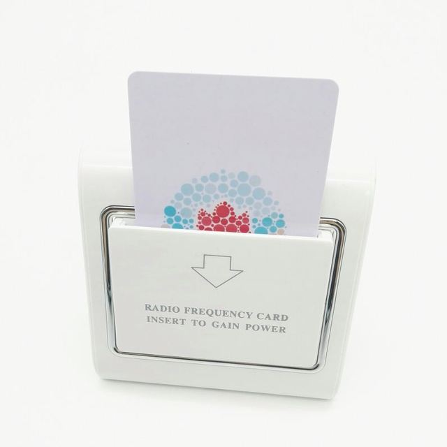 Modern Design RFID Card Switch 125Khz or 13.56Mhz Energy Saver for Hotel Rooms