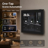 Panel de Control Inteligente Zigbee Inalámbrico Tuya para Hogar Inteligente, Pantalla de 4 Pulgadas, Control por Voz Alexa, Automatización del Hogar