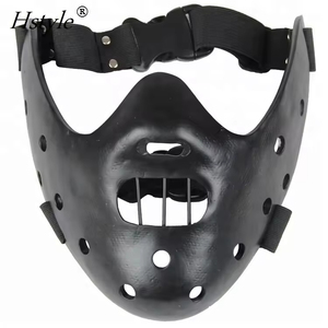 Hstyle 2025 Hot Style Máscara de resina de Halloween MJC021the Silence of Lambs Masquerade Mask Resina Movie Props para adultos Masquerade - Product Image 1