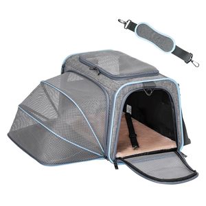 Transportadora de Mascotas Suave para Viajes, Aprobada por Aerolíneas, con Forro Lavable Reemplazable - Product Image 1