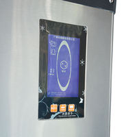 180kg/24H Machine à glace commerciale entièrement automatique Machine à glace fendue en acier inoxydable 1600W