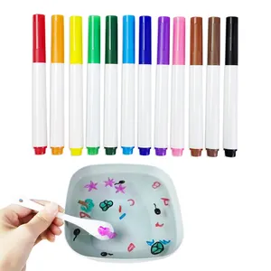 KHY Customized Water-based 12colors Magical Water Painting Floating Marker Pen